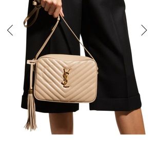 Saint Laurent Lou Medium Monogram YSL Calf Crossbody Bag